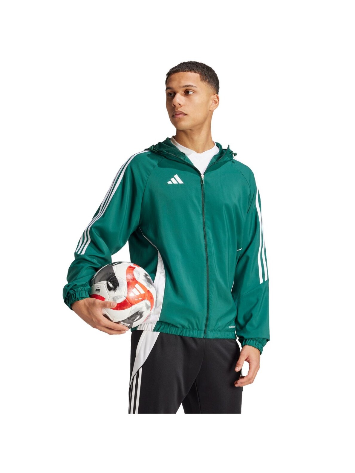 Adidas Tiro 24 vyriška striukė žalia IM8810 4 Adidas Tiro 24 vyriška striukė žalia IM8810 4