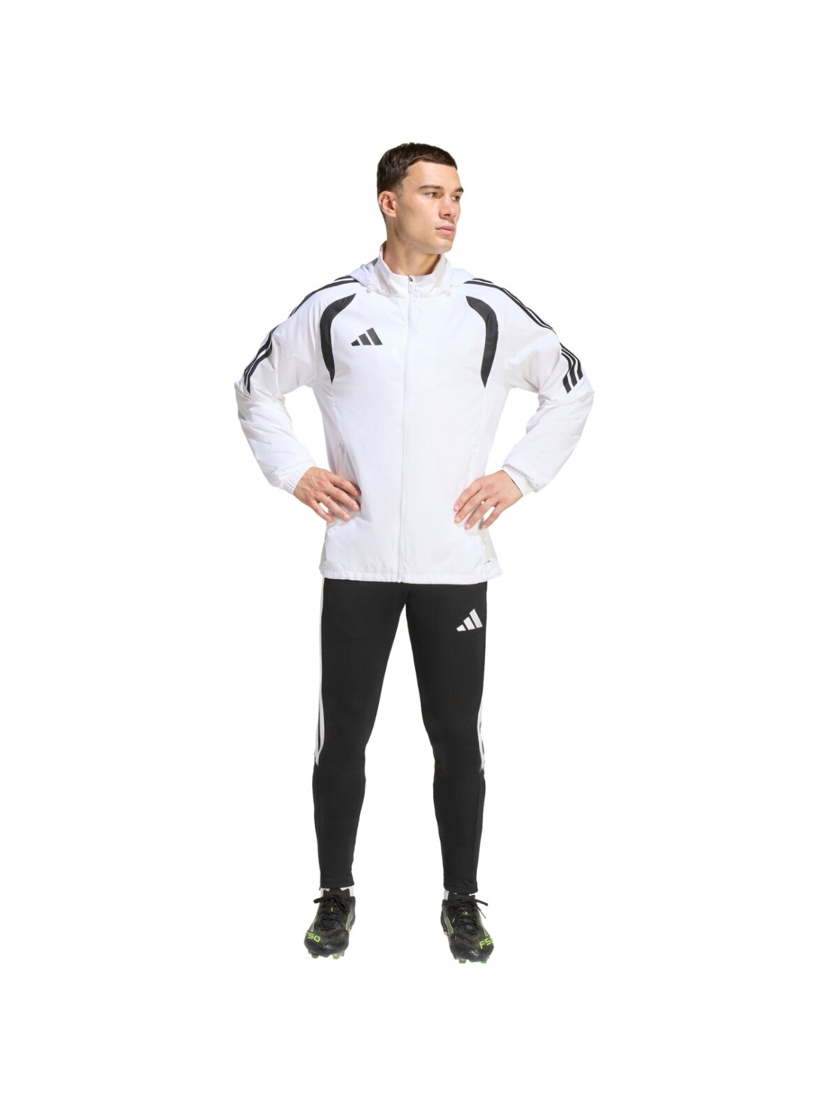 Adidas Tiro 26 League Windbreaker vyriška striukė balta JY9734 5