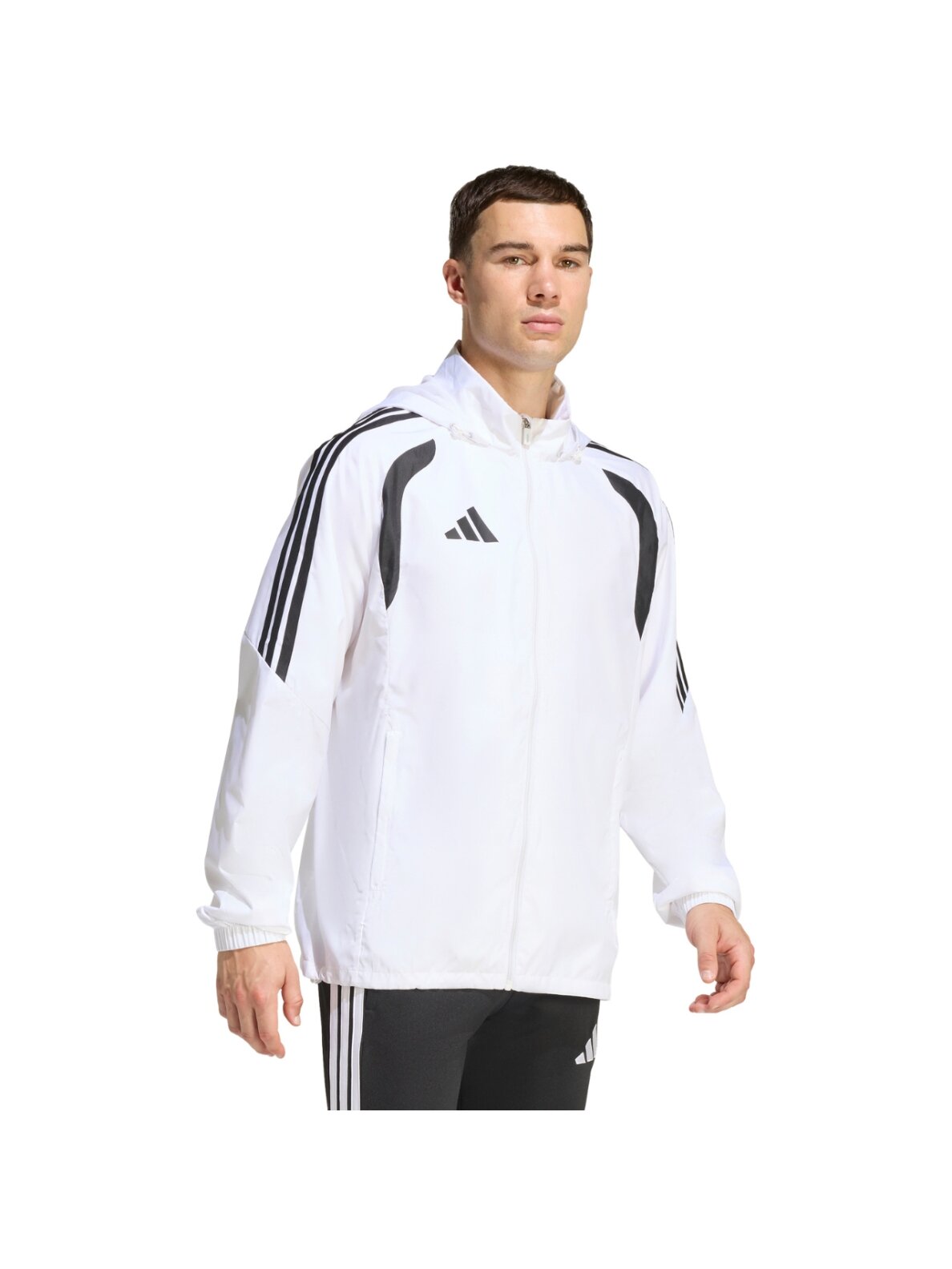 Adidas Tiro 26 League Windbreaker vyriška striukė balta JY9734