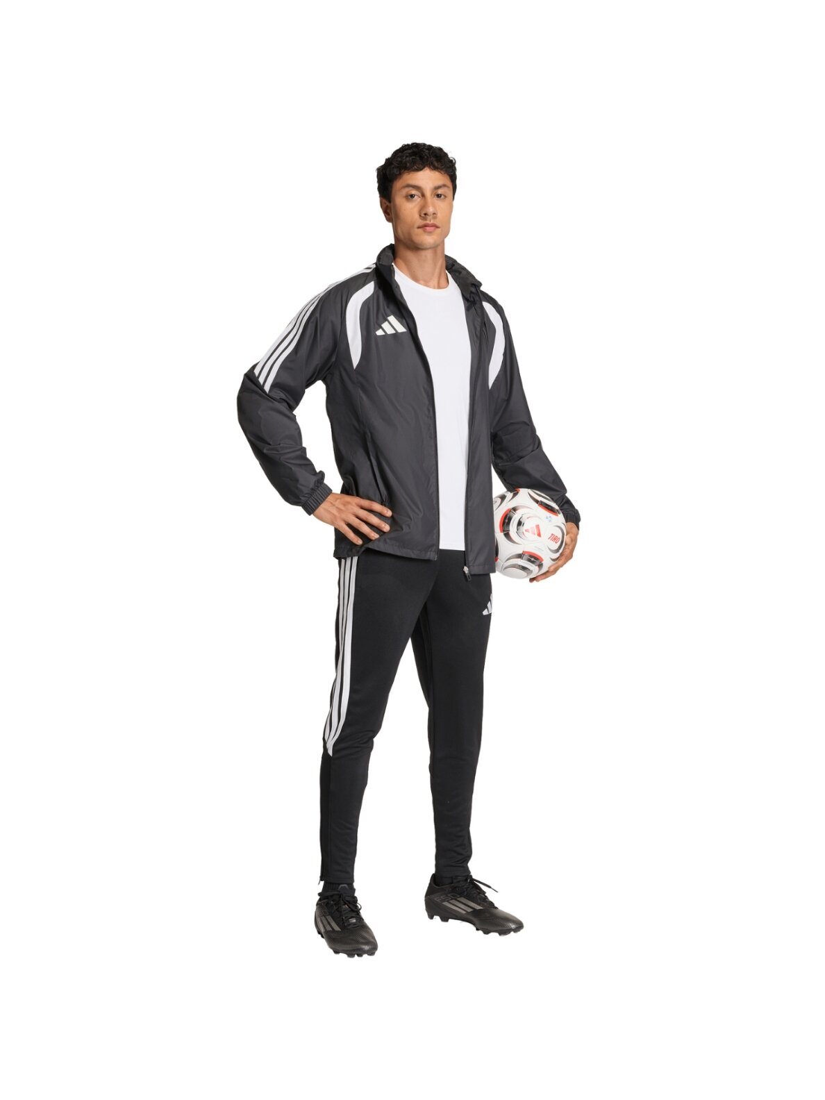 Adidas Tiro 26 League Windbreaker striukė vyrams juoda JY9733 5 Adidas Tiro 26 League Windbreaker striukė vyrams juoda JY9733 5