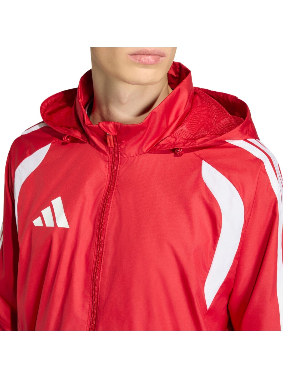 Adidas Tiro 26 League Windbreaker vyriška striukė raudona JY9731 3 Adidas Tiro 26 League Windbreaker vyriška striukė raudona JY9731 3