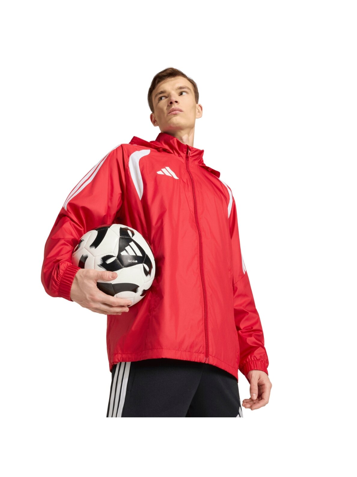Adidas Tiro 26 League Windbreaker vyriška striukė raudona JY9731 4 Adidas Tiro 26 League Windbreaker vyriška striukė raudona JY9731 4