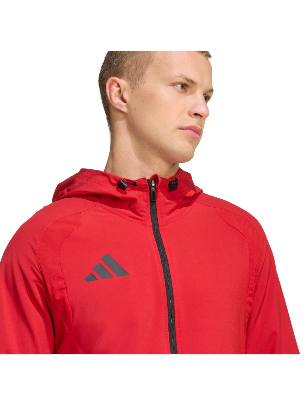 adidas Tiro 26 Travel Windbreaker striukė vyrams raudona KD3337 3 adidas Tiro 26 Travel Windbreaker striukė vyrams raudona KD3337 3