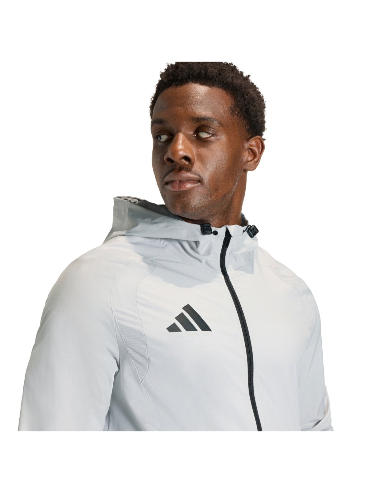 adidas Tiro 26 Travel Windbreaker vyriška striukė šviesiai pilka KD3336 3 adidas Tiro 26 Travel Windbreaker vyriška striukė šviesiai pilka KD3336 3