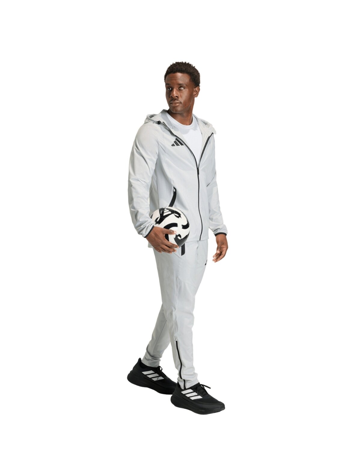 adidas Tiro 26 Travel Windbreaker vyriška striukė šviesiai pilka KD3336 5 adidas Tiro 26 Travel Windbreaker vyriška striukė šviesiai pilka KD3336 5
