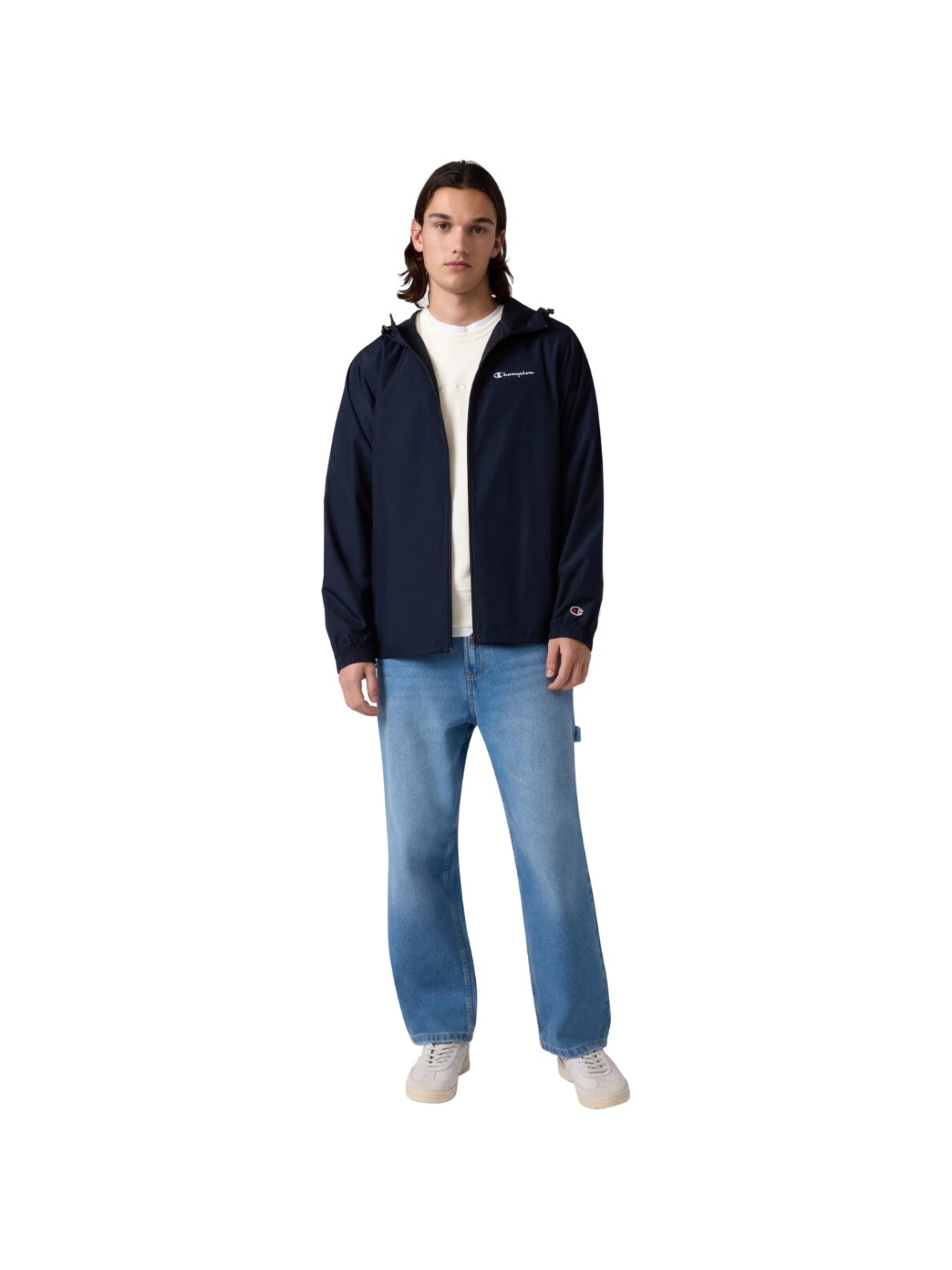 Champion Windbreaker vyriška striukė, tamsiai mėlyna 222272 BS501 4 Champion Windbreaker vyriška striukė, tamsiai mėlyna 222272 BS501 4