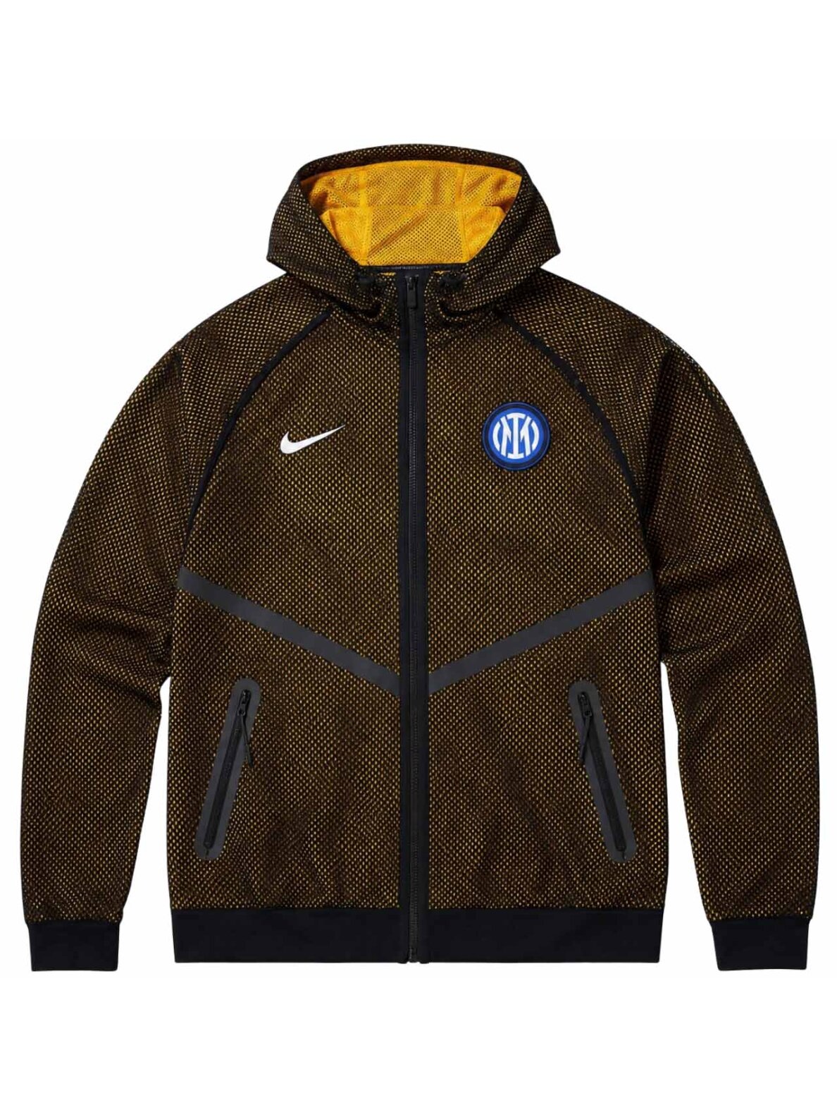 Nike vyriška striukė Inter Milan, juoda-geltona, IO4220 010 Nike vyriška striukė Inter Milan, juoda-geltona, IO4220 010