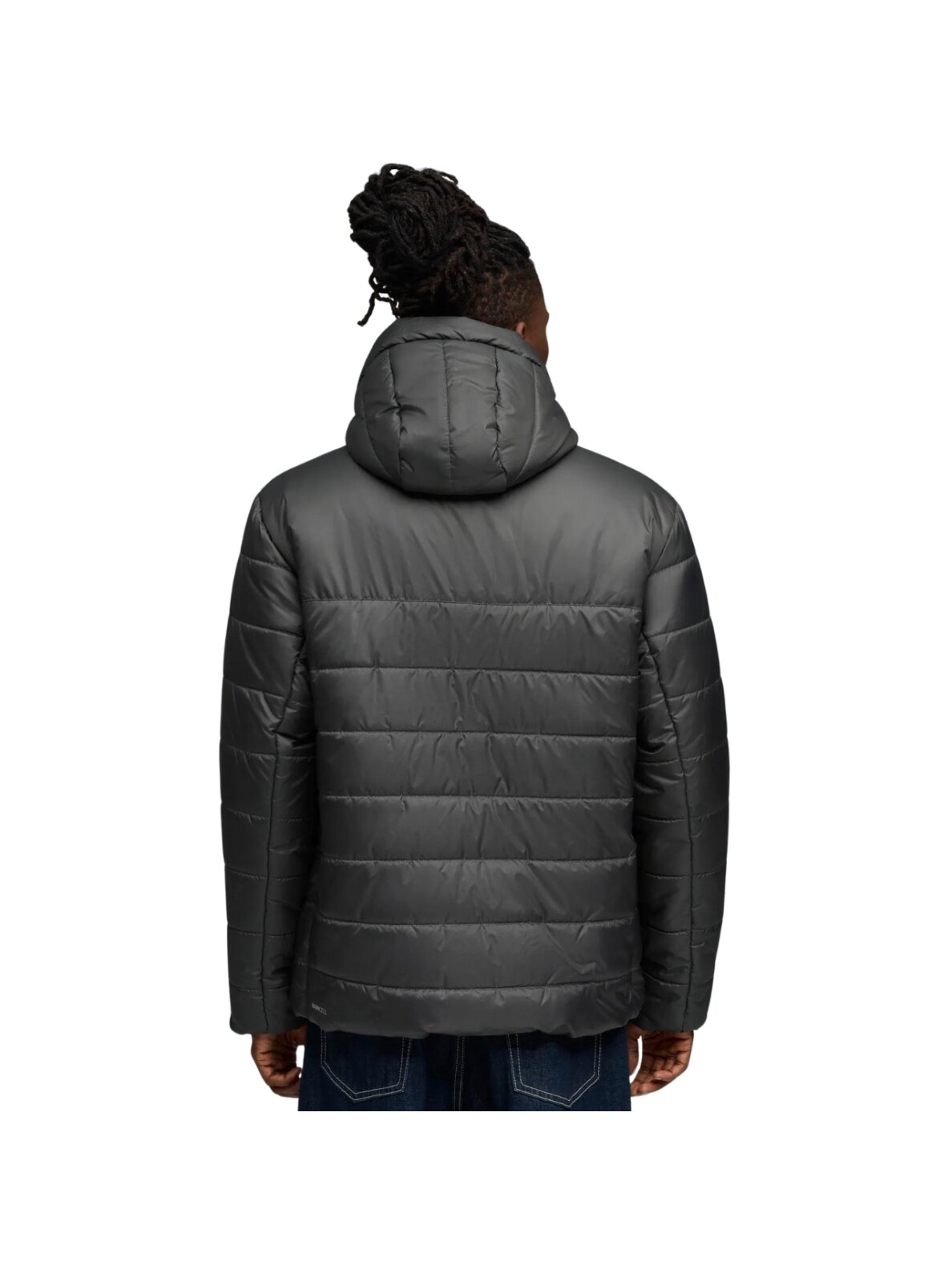 Puma ESS Hooded Padded vyriška striukė pilka 685211 44 3 Puma ESS Hooded Padded vyriška striukė pilka 685211 44 3