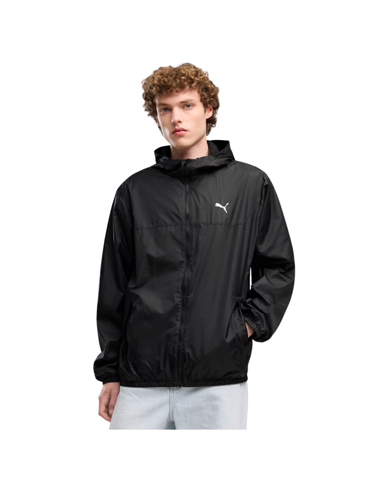 Puma vyriška striukė Ess Regular Windbreaker, juoda 684625 01 Puma vyriška striukė Ess Regular Windbreaker, juoda 684625 01
