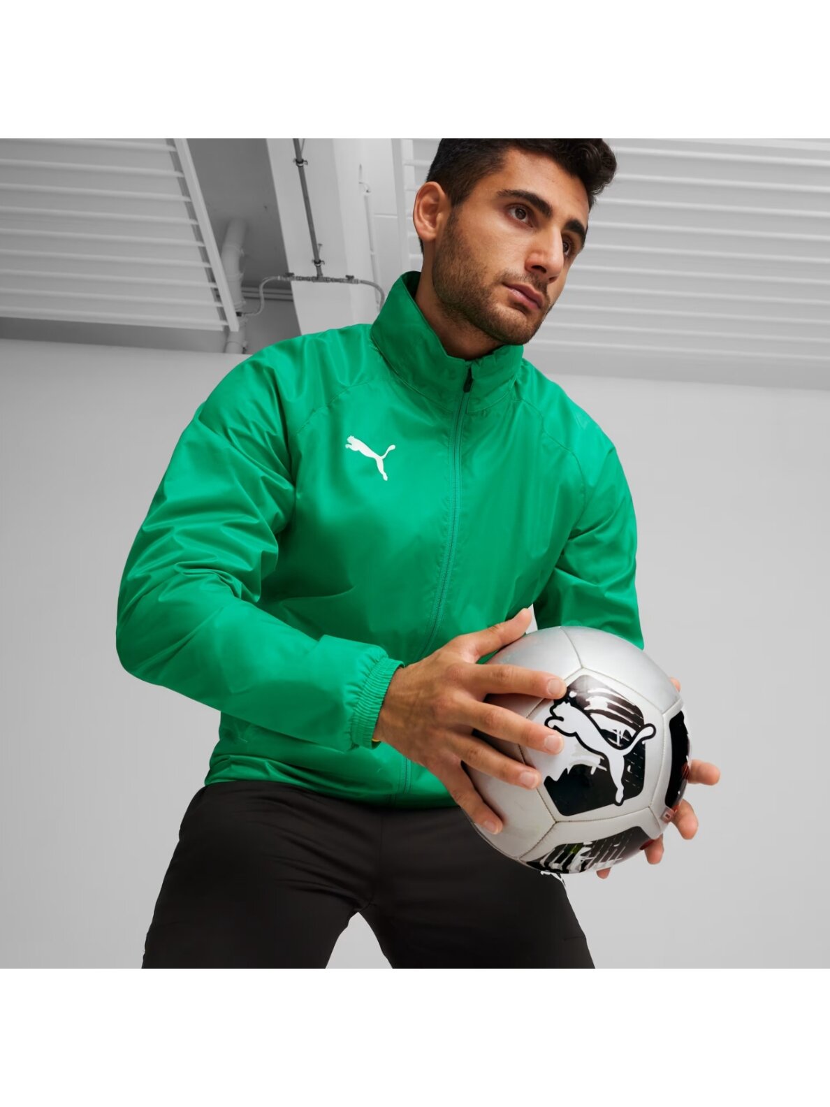 Puma Team Goal All Weather vyriška куртка žalia 659038 05 1