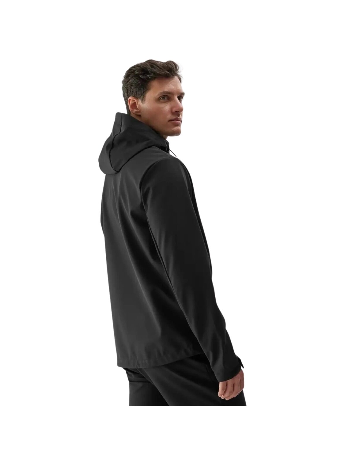 4F vyriška softshell striukė M283 juoda 2 4F vyriška softshell striukė M283 juoda 2