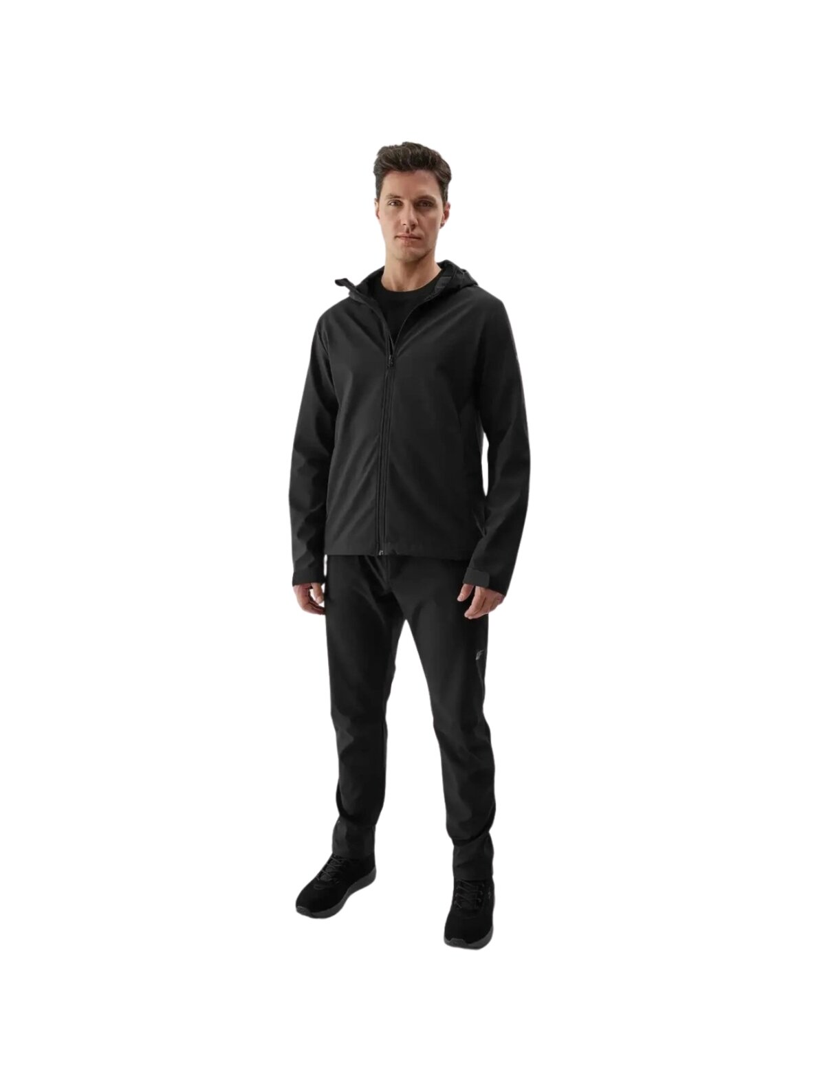 4F vyriška softshell striukė M283 juoda 5 4F vyriška softshell striukė M283 juoda 5