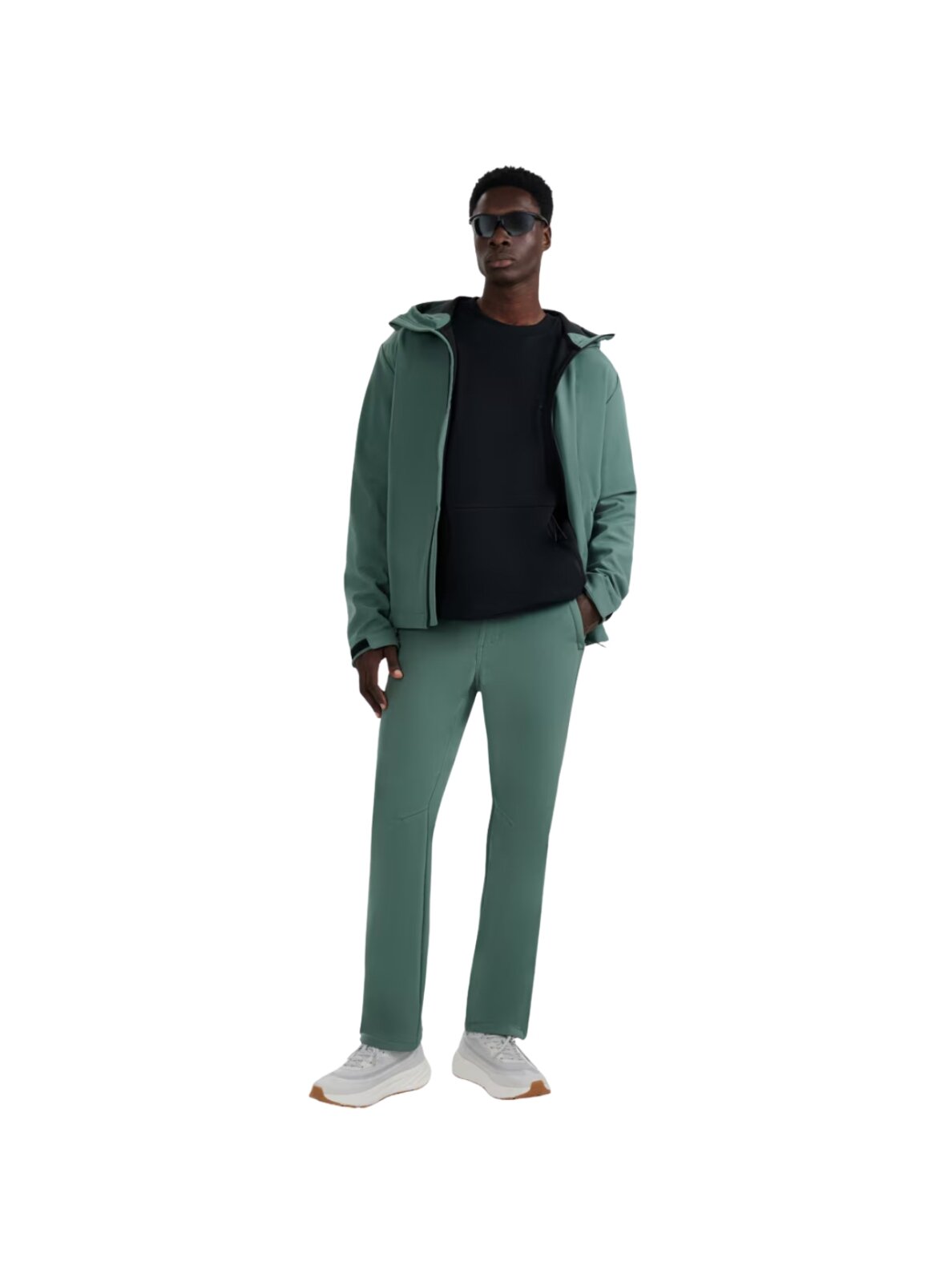 4F vyriška softshell striukė M362 tamsiai žalia 4FWAW25TSOFM362 40S 8