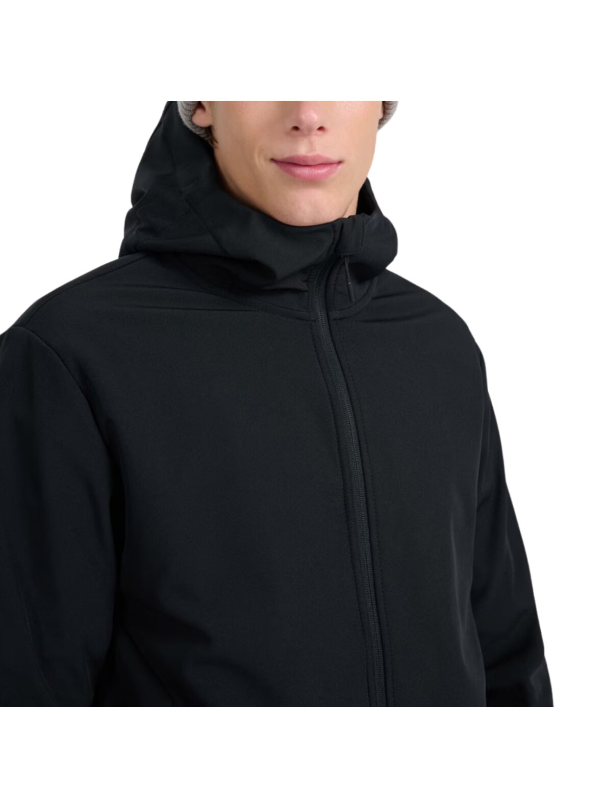 4F vyriška softshell striukė M362 giliai juoda 3