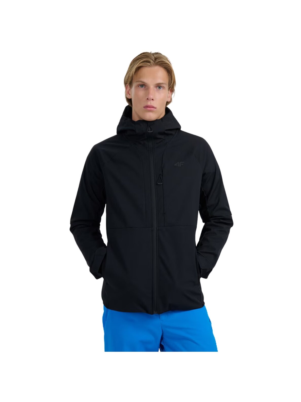 4F vyriška softshell striukė M503 giliai juoda 4F vyriška softshell striukė M503 giliai juoda