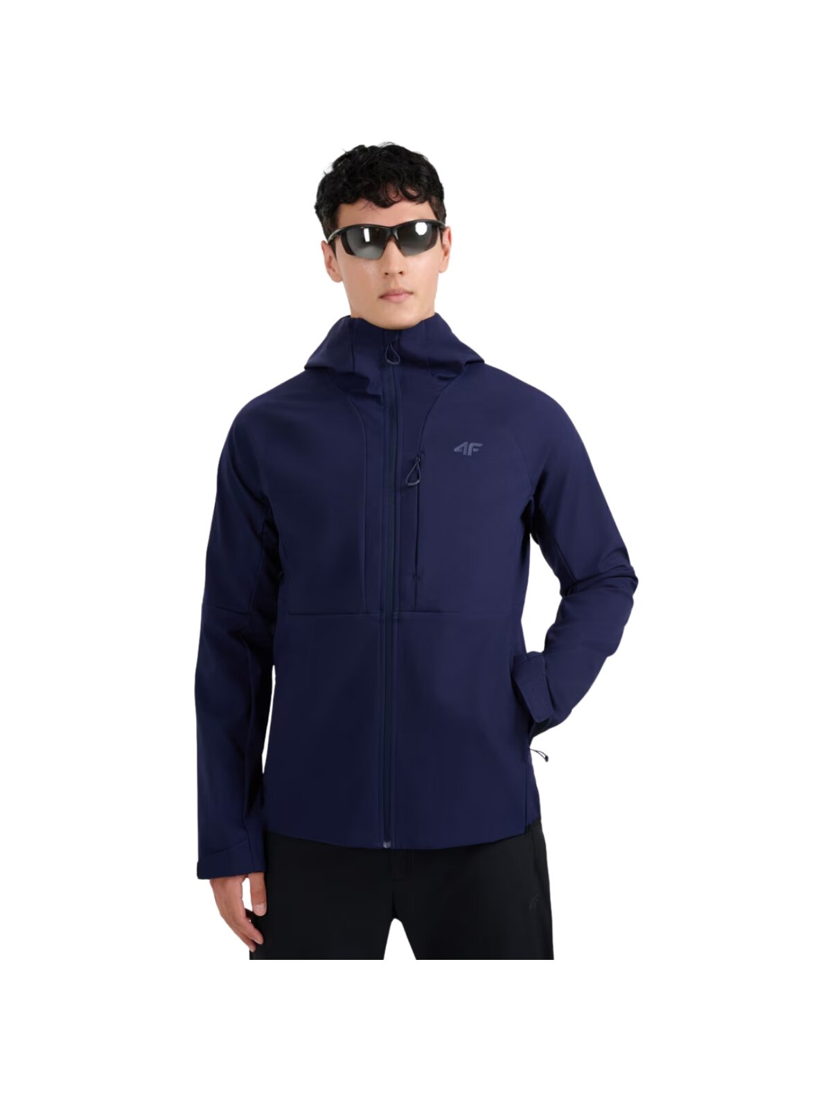 4F vyriška softshell striukė M503 tamsiai mėlyna 4FWAW25TSOFM503 31S