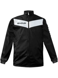 Givova Rain Scudo lietaus striukė vyrams juoda-balta RJ005 1003