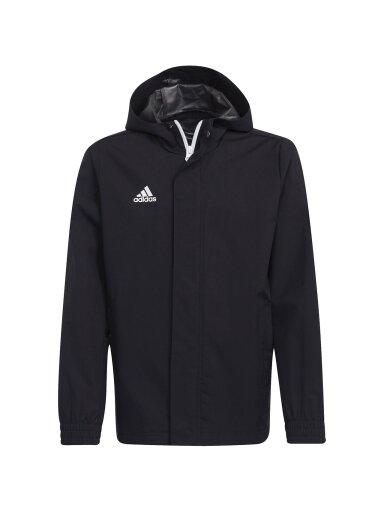 Adidas Entrada 22 All-Weather vaikiška striukė juoda IK4014