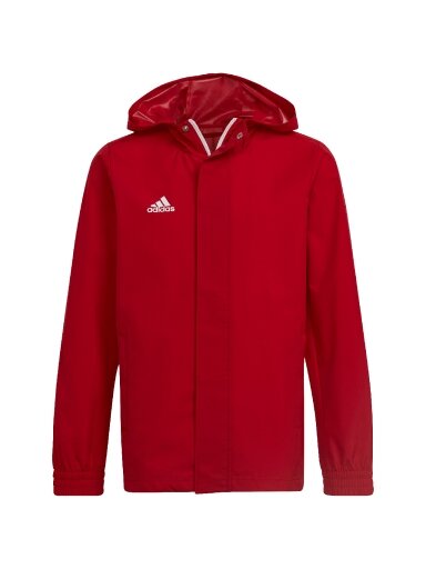 Adidas Entrada 22 All-Weather vaikiška striukė raudona IK4013