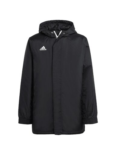 Adidas Entrada 22 Stadium vaikiška striukė juoda IB6078