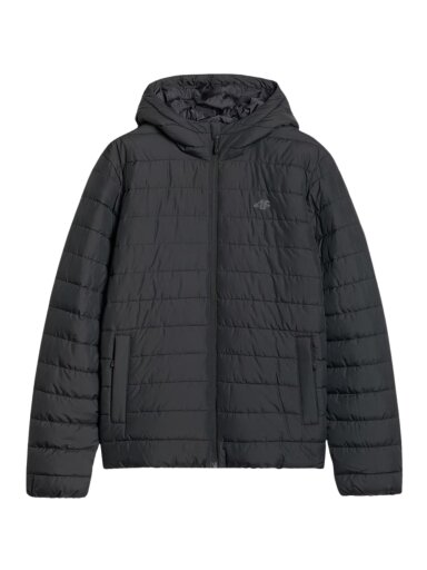 4F vyriška striukė M598 giliai juoda