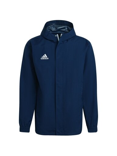 Vyriška striukė Adidas Entrada 22 striukė bet kokiam orui, tamsiai mėlyna IK4011
