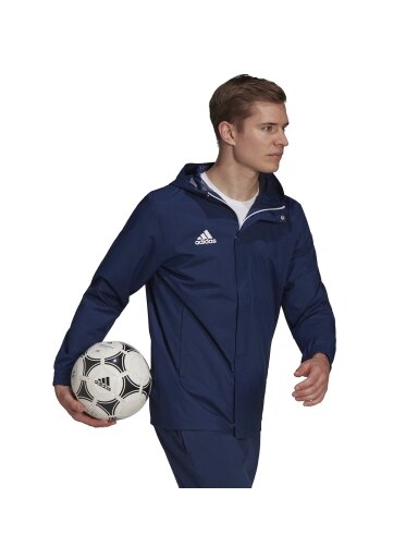 Vyriška striukė Adidas Entrada 22 striukė bet kokiam orui, tamsiai mėlyna IK4011