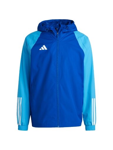 Vyriška Adidas Tiro 23 Competition striukė bet kokiam orui, mėlyna IC4572