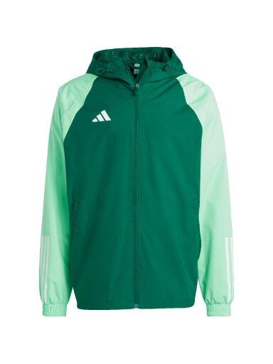 Vyriška Adidas Tiro 23 Competition striukė bet kokiam orui žalia IC4570