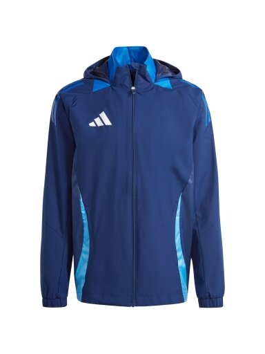 Adidas Tiro 24 Competition vyriška striukė bet kokiam orui, mėlyna IR9520
