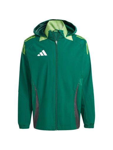 „Adidas Tiro 24 Competition“ bet kokio oro vyriška striukė žalia IR9521