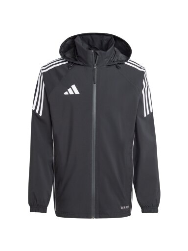 Adidas Tiro 24 Rain vyriška striukė juodai balta IJ7390