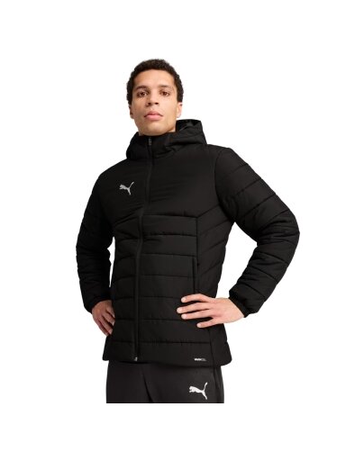Puma Team Additions Hooded Padded vyriška striukė juoda 659795 03