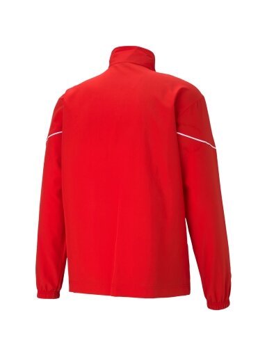 Puma teamRISE Sideline vyriška striukė raudona 657326 01