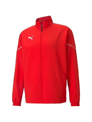Puma teamRISE Sideline vyriška striukė raudona 657326 01