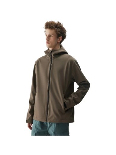 Vyriška softshell striukė 4F M324 ruda 4FWSS25TSOFM324 81S