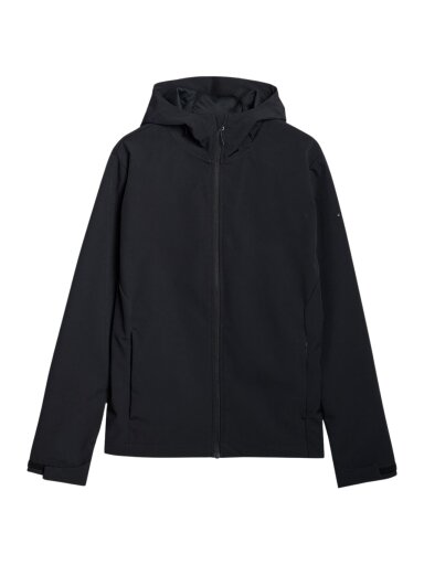 4F vyrams softshell striukė M324 giliai juoda