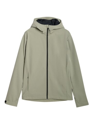 4F vyriška softshell striukė M324 olyvinė 44S