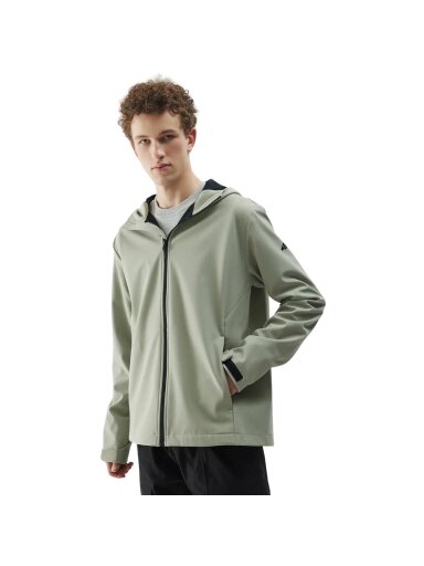 4F vyriška softshell striukė M324 olyvinė 44S