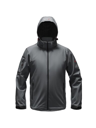 Ozoshi Kazaiuki vyriška softshell striukė grafitas OZ93358
