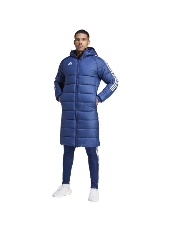 Adidas vyrams Tiro 24 Long parka mėlyna IR9502 Adidas vyrams Tiro 24 Long parka mėlyna IR9502