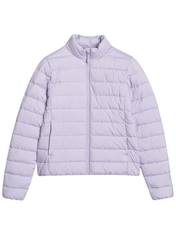 4F Moterų pūkuota striukė F533 šviesiai violetinė 4FWSS25TDJAF533 52S 1
