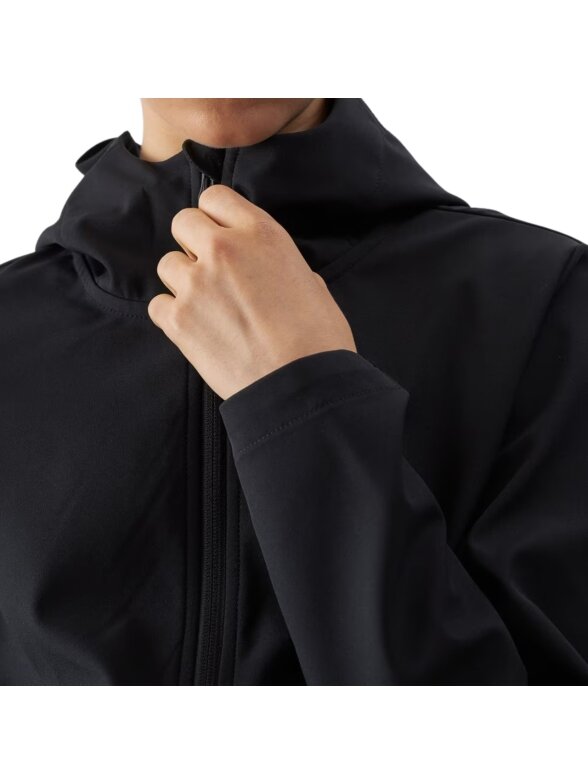 Moteriška softshell striukė 4F F285 giliai juoda 4FWAW24TSOFF285 20S 5