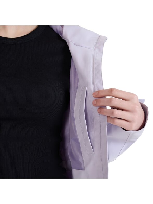 4F Techninė striukė moterims šviesiai violetinė F702 52S 4
