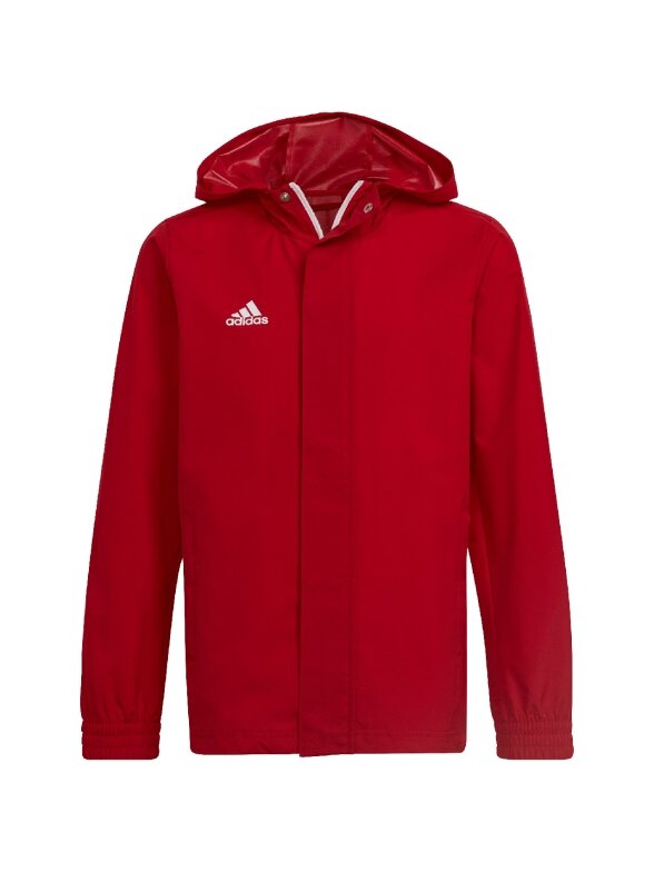 Adidas Entrada 22 All-Weather vaikiška striukė raudona IK4013 Adidas Entrada 22 All-Weather vaikiška striukė raudona IK4013