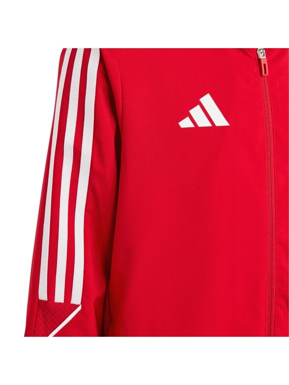 Adidas Tiro 23 League Windbreaker vaikiška striukė raudona IA1624 4
