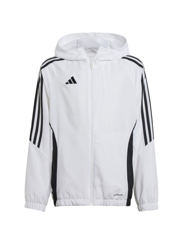 Adidas Tiro 24 vaikiška striukė balta IM8799 Adidas Tiro 24 vaikiška striukė balta IM8799