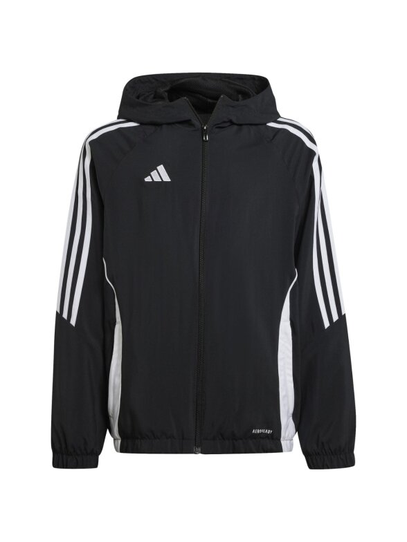 Adidas Tiro 24 vaikiška striukė juoda IM8798 Adidas Tiro 24 vaikiška striukė juoda IM8798