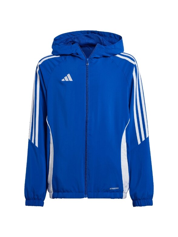 Adidas Tiro 24 vaikiška striukė, mėlyna IM8794 Adidas Tiro 24 vaikiška striukė, mėlyna IM8794