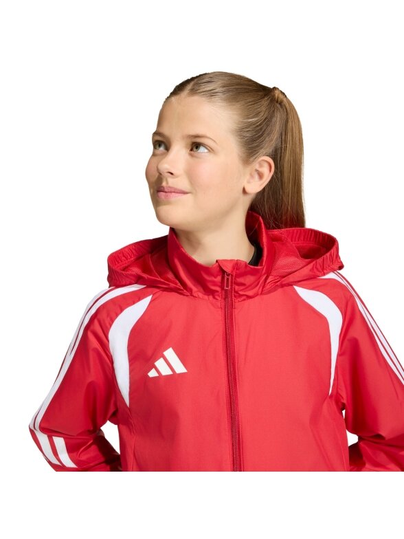 Adidas Tiro 26 League Windbreaker vaikų striukė raudona JY9724 5 Adidas Tiro 26 League Windbreaker vaikų striukė raudona JY9724 5